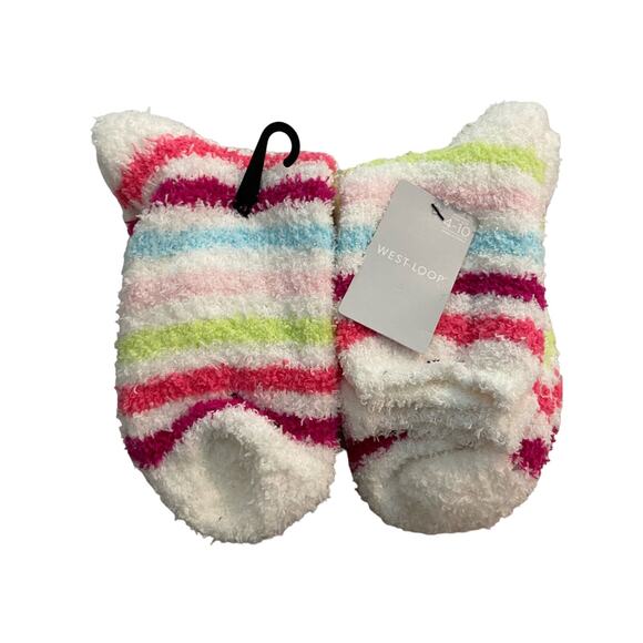 West Loop Cozy Fuzzy Liner Socks 3 PAIR SZ shoe 4-10 - Picture 10 of 10